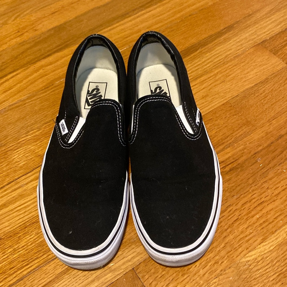 Vans black size 9 1/2 like new